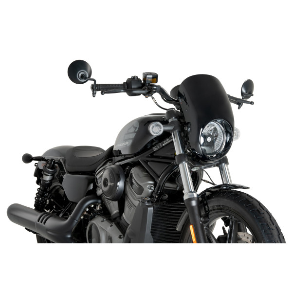 Puig Puig anarchy semi fairing | gloss black | harley-davidson nightster 975 special 2023>current